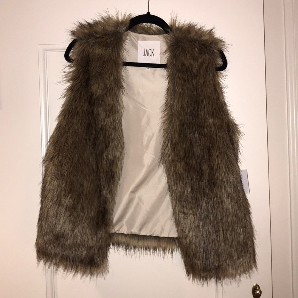 BB Dakota Faux Fur Vest